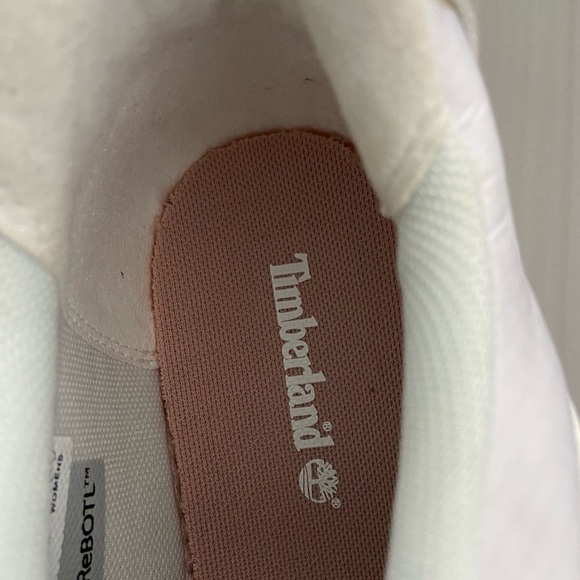 New Timberland A2G8J Womens Supaway Fabric Oxford White size 10 - Picture 11 of 12